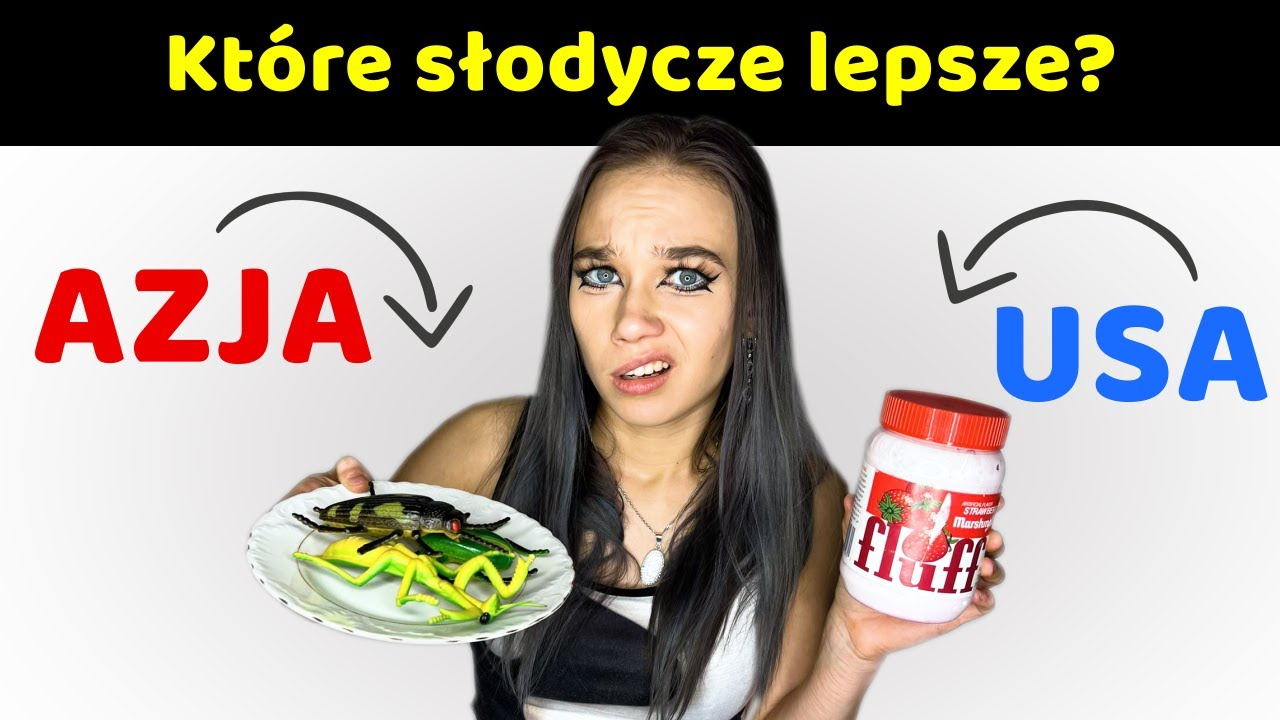 Pojedynek słodyczy: AZJA vs USA / które wybierasz?🪳