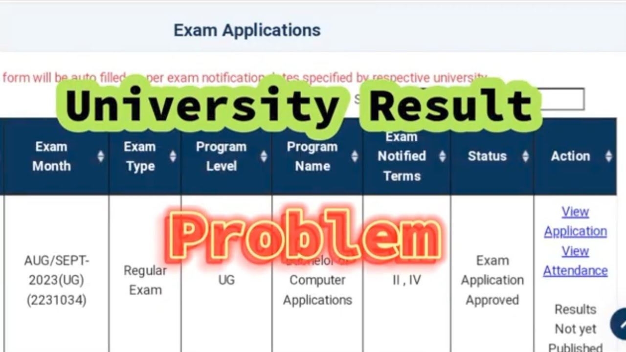 University Results Not Showing | Fix 6th Sem| 2sem Results Not Displaying Issue #resultuucms