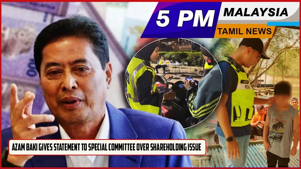 Malaysia Tamil News 5pm News  456 summonses issued and 22 bikes impounded