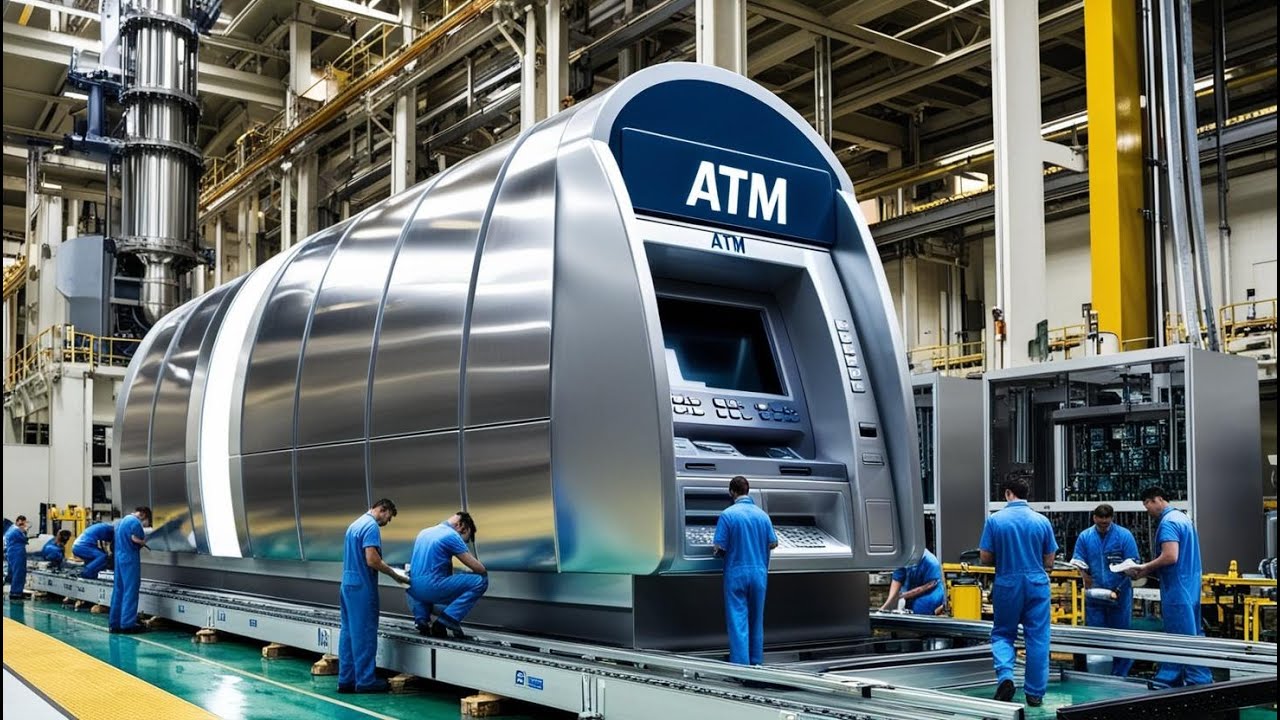 Comment les ATM ou GAB (guiche automatique de banque) sont produits en usine
