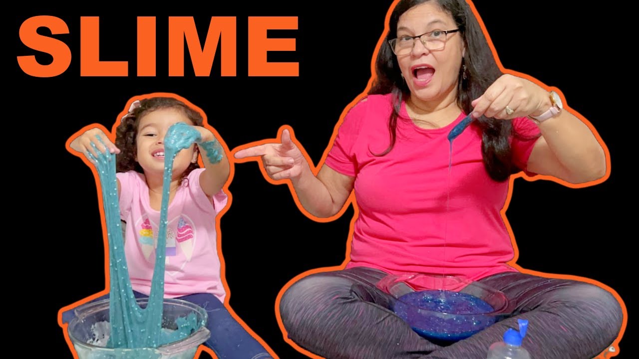 Primer Slime con mi Mam&aacute; Dominicana y mi Hija