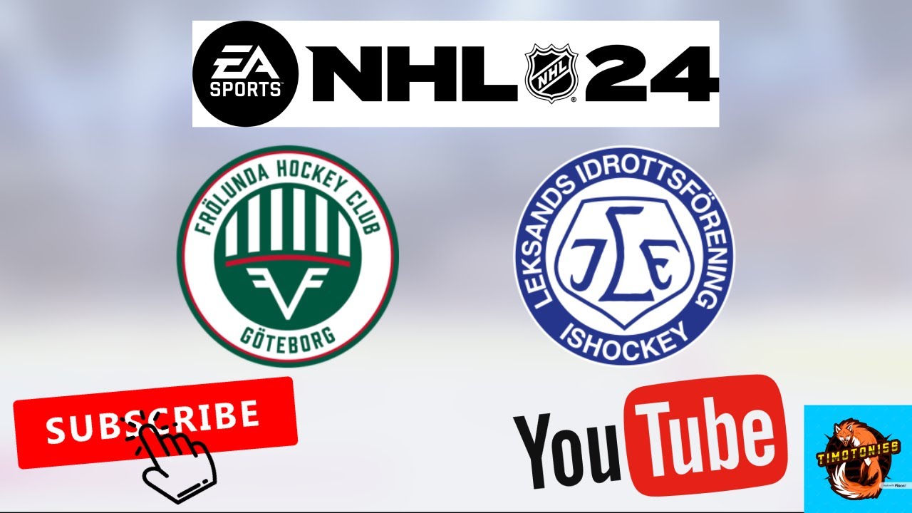 NHL 24 / SHL GAMEPLAY - FRÖLUNDA VS LEKSAND ! NO COMMENTARY ! LYCKAS JAG GÖRA ETT SNYGGT MÅL ?