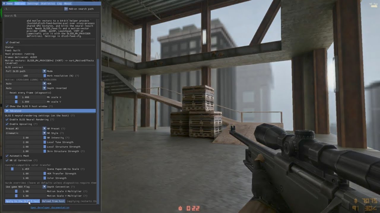 Counter Strike 1.6 DLSS 5 Neural Rendering Test