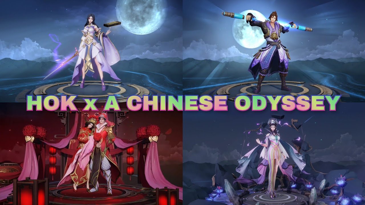 HOK x A CHINESE ODYSSEY | STEPHEN CHOW PRODUCT | ALL SKINS SHOWCASE | HONOR OF KINGS
