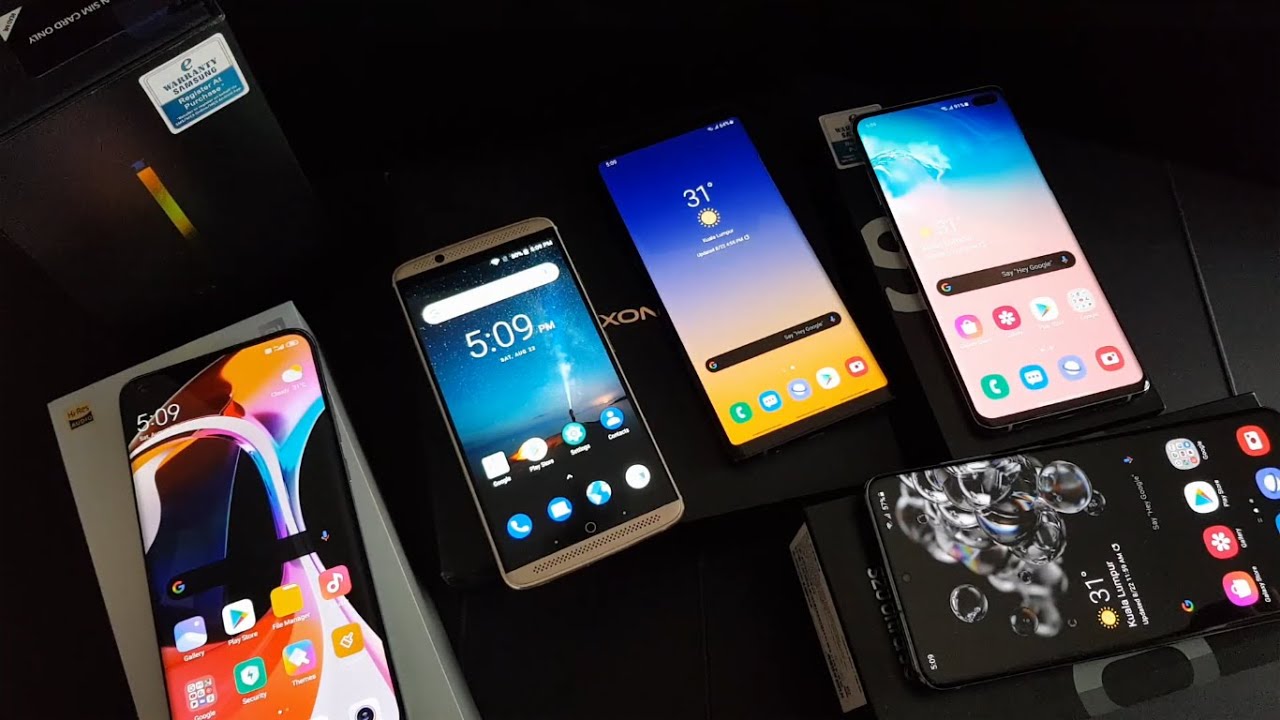 Xiaomi Mi 10 Speaker Test vs Samsung S20 Ultra / S10 Plus / Note 9 / ZTE Axon 7