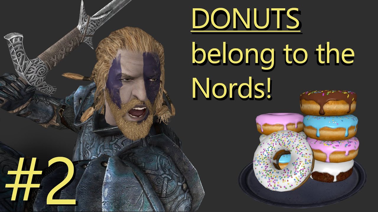 Skyrim Donuts #2 — Создание низкополигональной модели