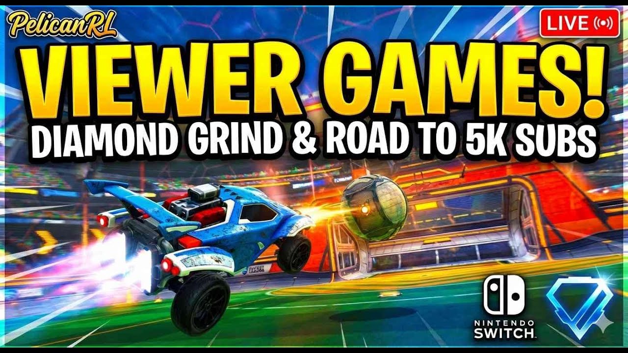 🔴 VIEWER GAMES! |  ROCKET LEAGUE LIVE! | ROAD TO 10K SUBS! 🎮