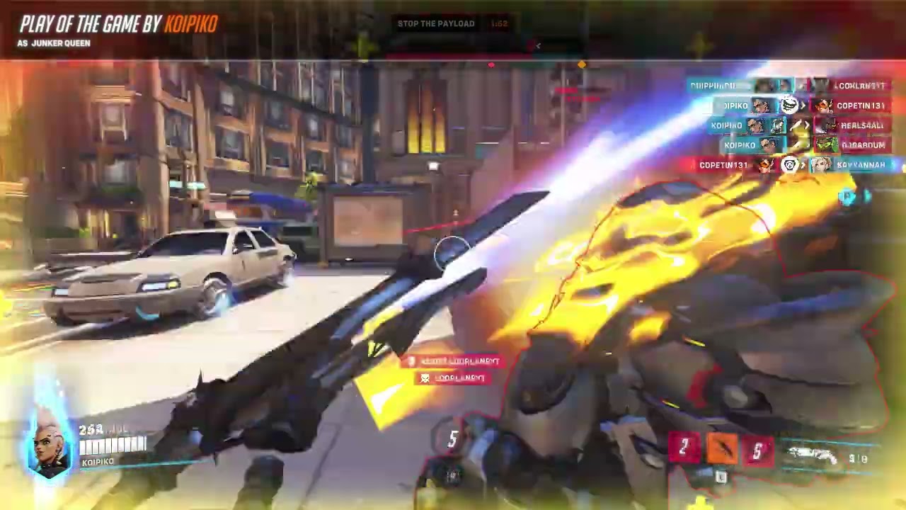 junker queen clip #shorts #overwatch #overwatch2 #overwatch2gameplay #overwatchclips