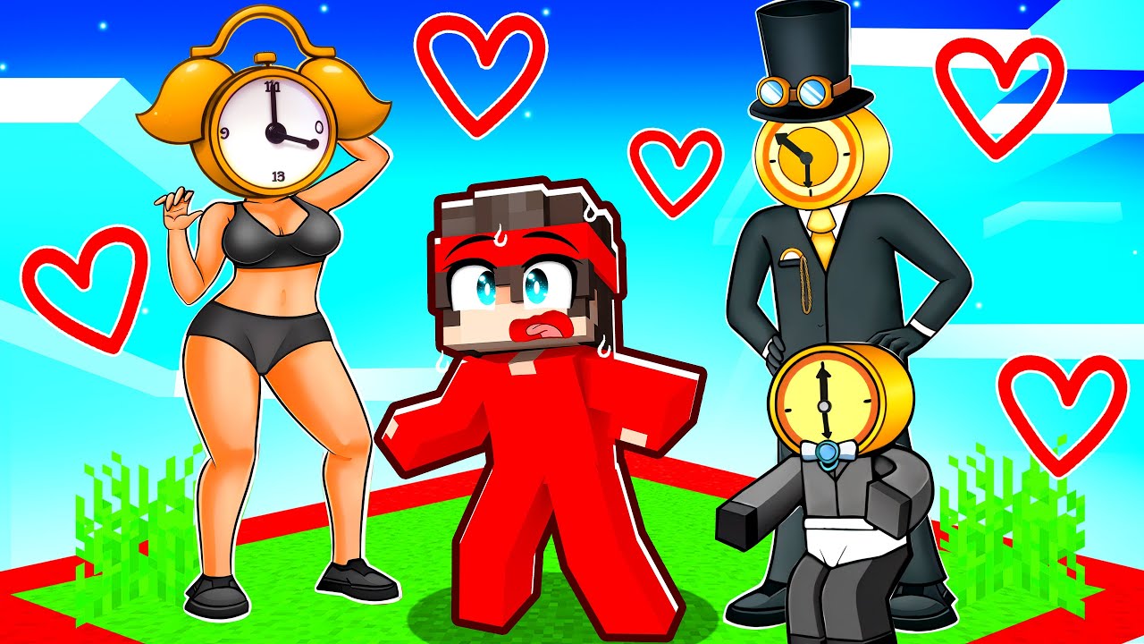 LOCKED on a ONE CHUNK With CRAZY MUTANT CLOCK WOMAN!