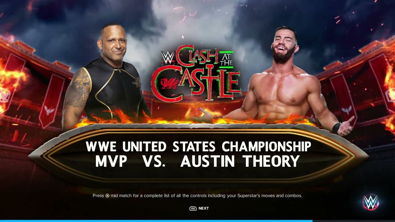 WWE 2K23 MVP Vs Austin Theory