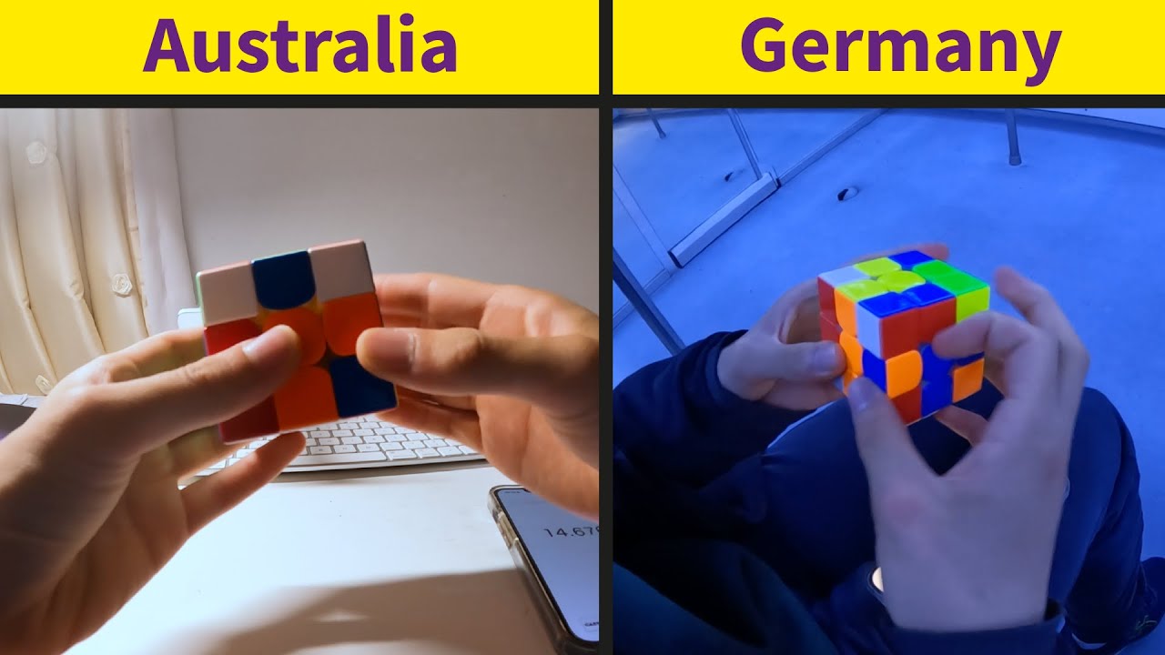 Solving This 3x3 Cube All Around The WORLD - Germany Vlog Part 1