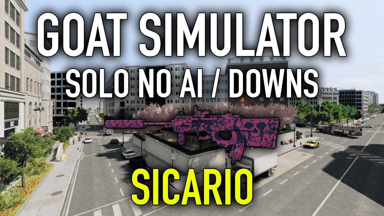 PAYDAY 2 - Goat Simulator - DSOD - Solo - No AI & Downs - Day 1 - Sicario
