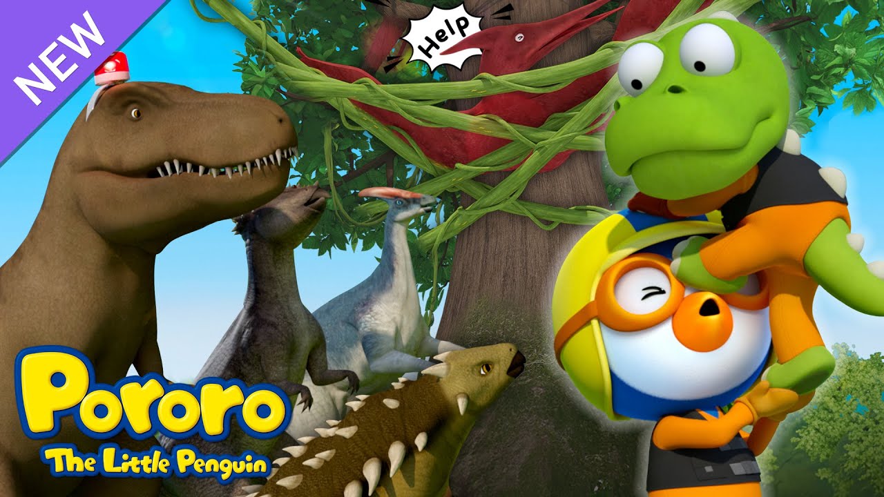 Flying Dinosaur Rescue! | Pororo Dinosaur Rescue Team🚨 | Dinosaur Adventure for Kids