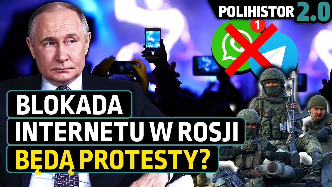 Kryzys w Rosji - wyłączają internet. Jak żyją Rosjanie i co się dzieje w Rosji? | Polihistor 2.0