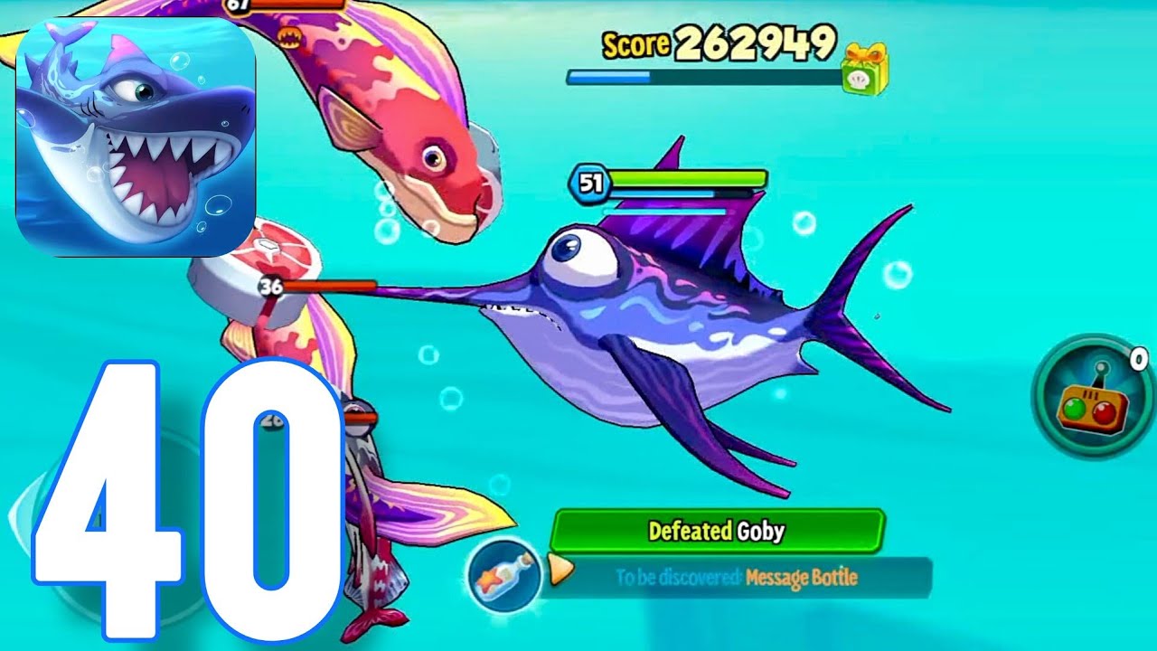 Fish Eat Fish.io - Gameplay Walkthrough Part 40 - Sailfish (ios,Android)