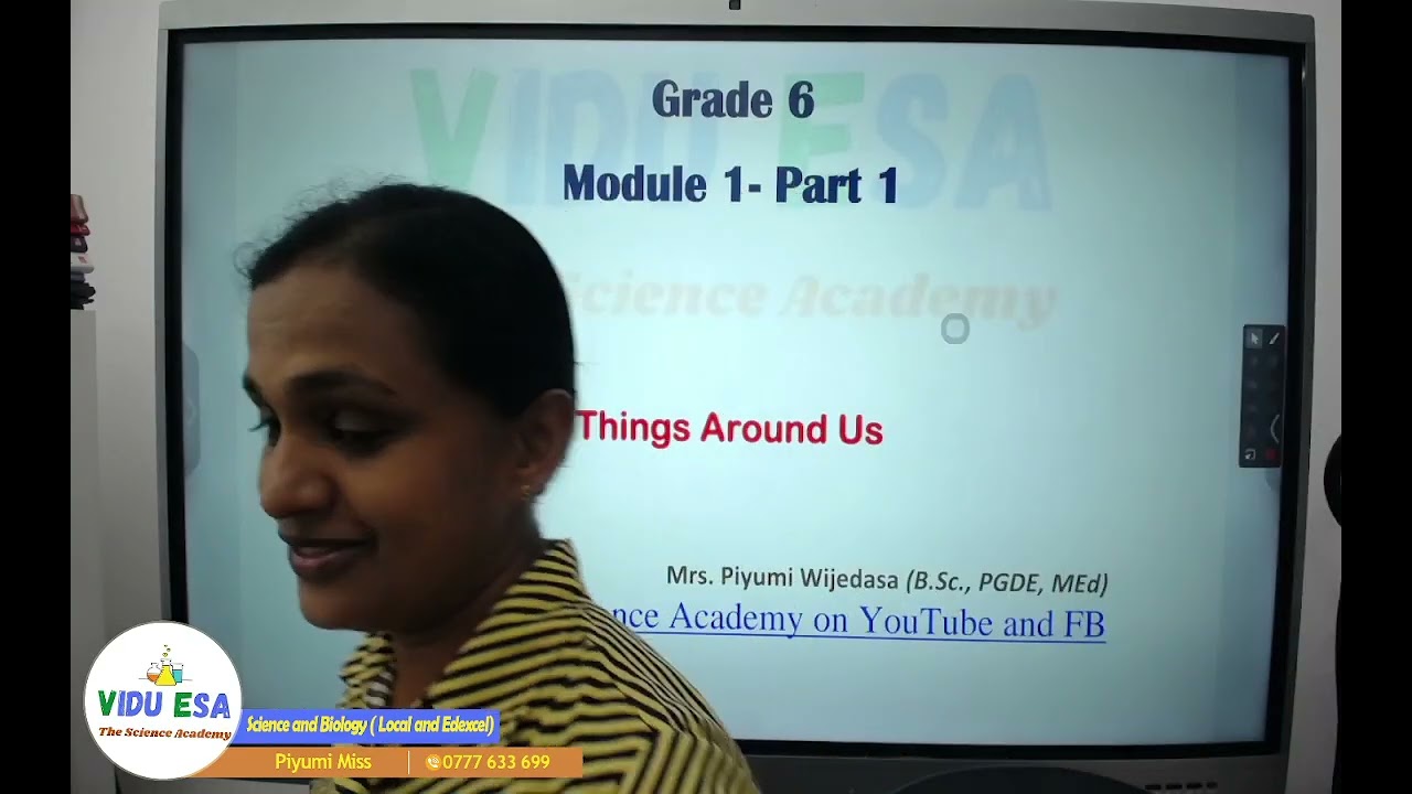 Grade 6 -2026 - Module - 1 - Things around us  - Part 1