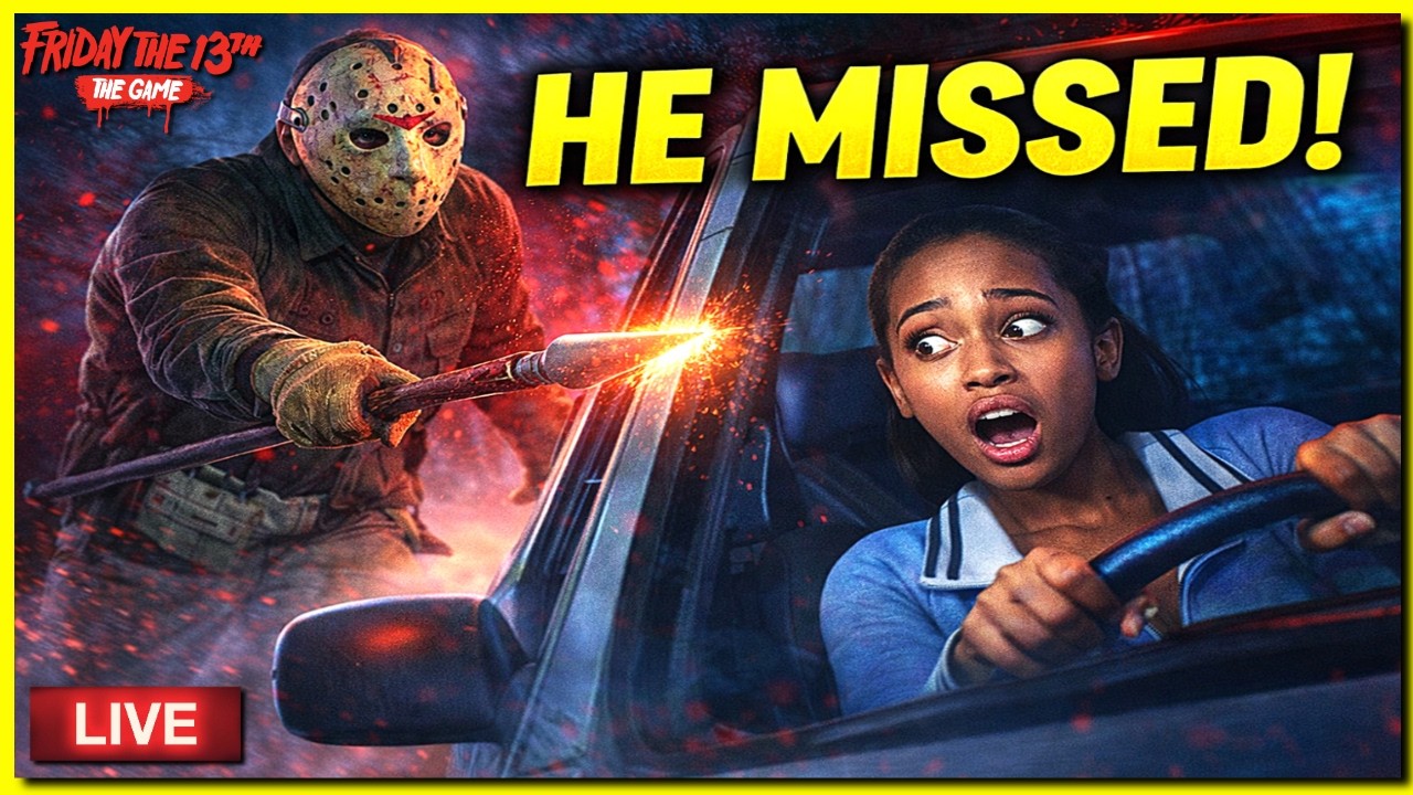 🔴 LIVE NOW: Can Anyone ESCAPE Jason’s WRATH In Friday The 13th Game?