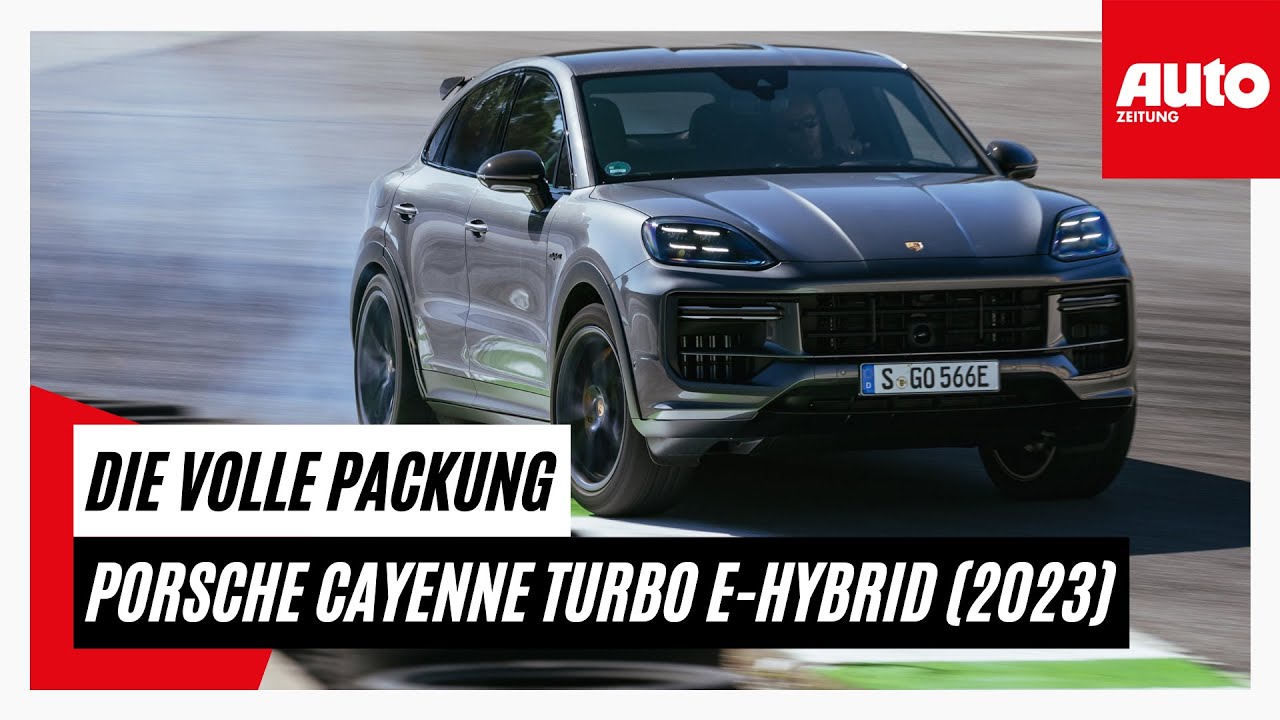 Porsche Cayenne Turbo E-Hybrid Coupé (2023): Die volle Packung im 739 PS Power-SUV | AUTO ZEITUNG