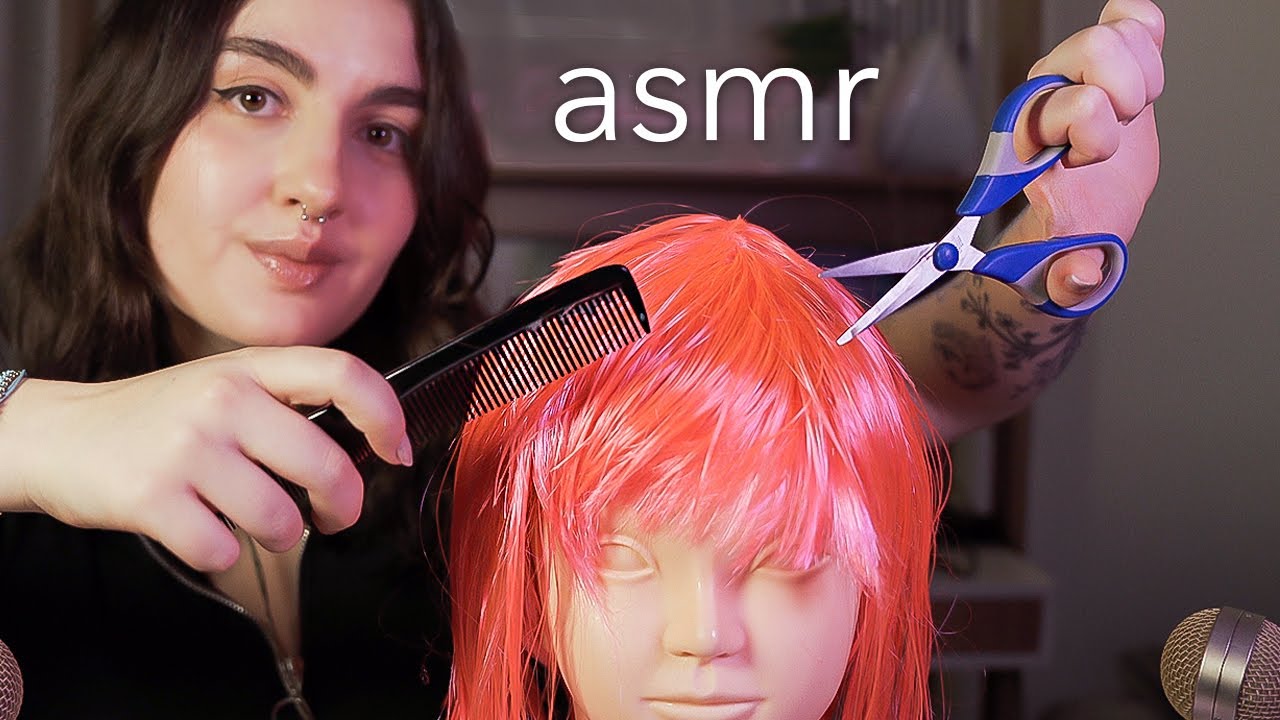 [asmr en Español] Peluquería (Tratamiento, masaje, corte,) asmr para DORMIR - Ale ASMR :)