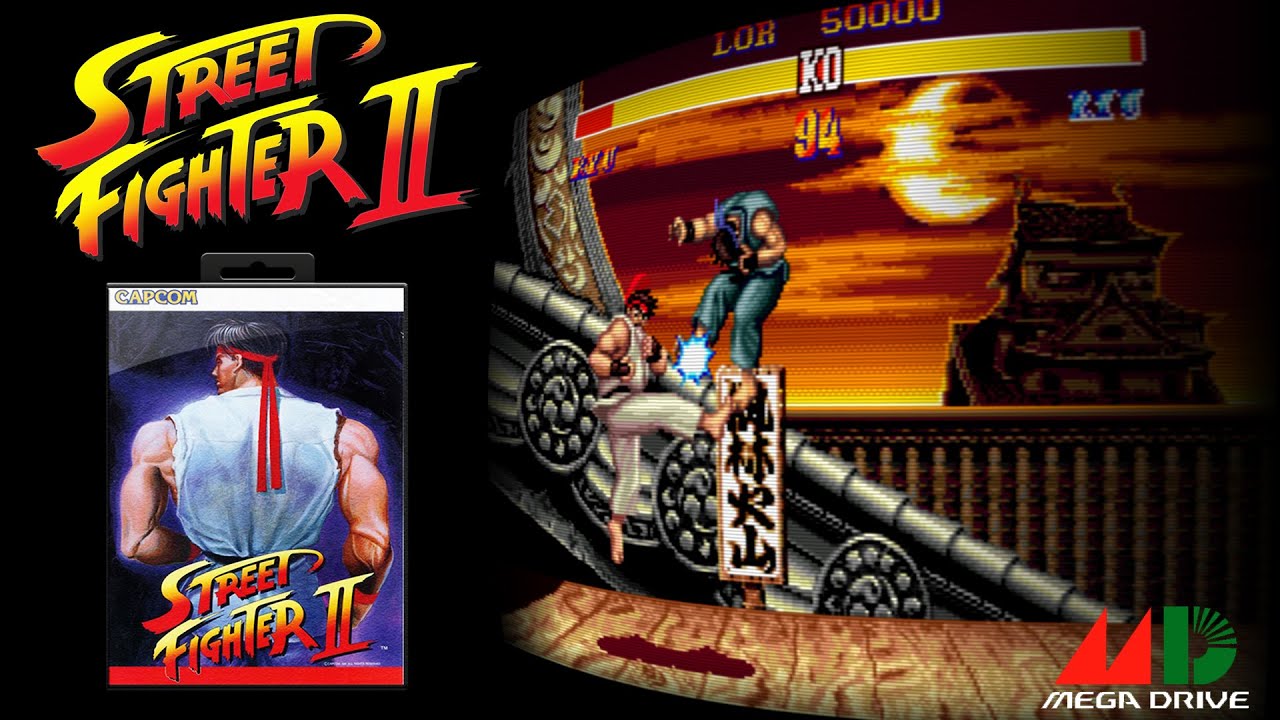 STREET FIGHTER 2 - THE WORLD WARRIOR + - MEGADRIVE - GENESIS