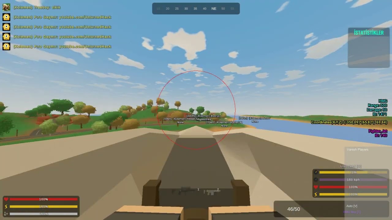 Unturned HİLE KOLEMAN GERİ A&Ccedil;ILMIŞ SELAM VERDİK 2022 [AERODAKWARE] [Unturned Hack] [Unturned Hile]
