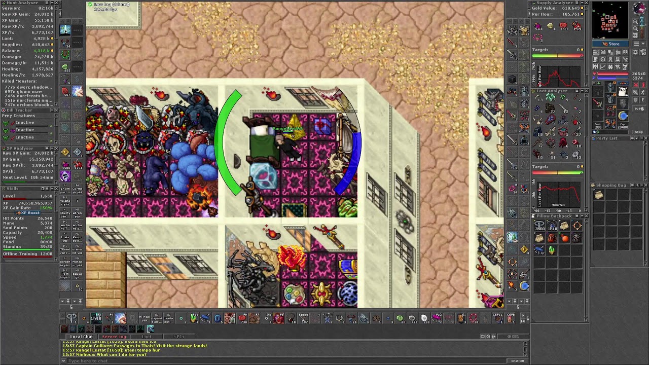 Tibia - Ek 2700 Top Ek Global - Bom Dia Amigões!!!! Essencias Hoje