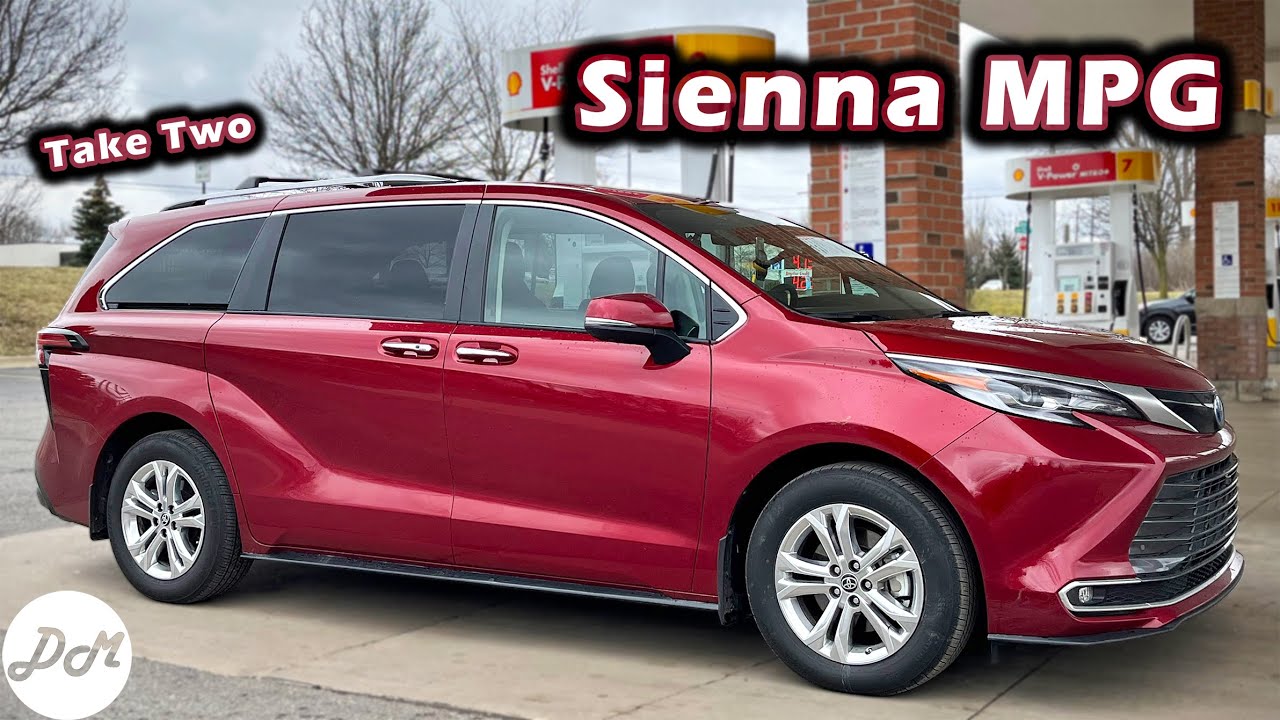 2022 Toyota Sienna AWD – MPG Test | Real-world Highway Fuel Economy Test