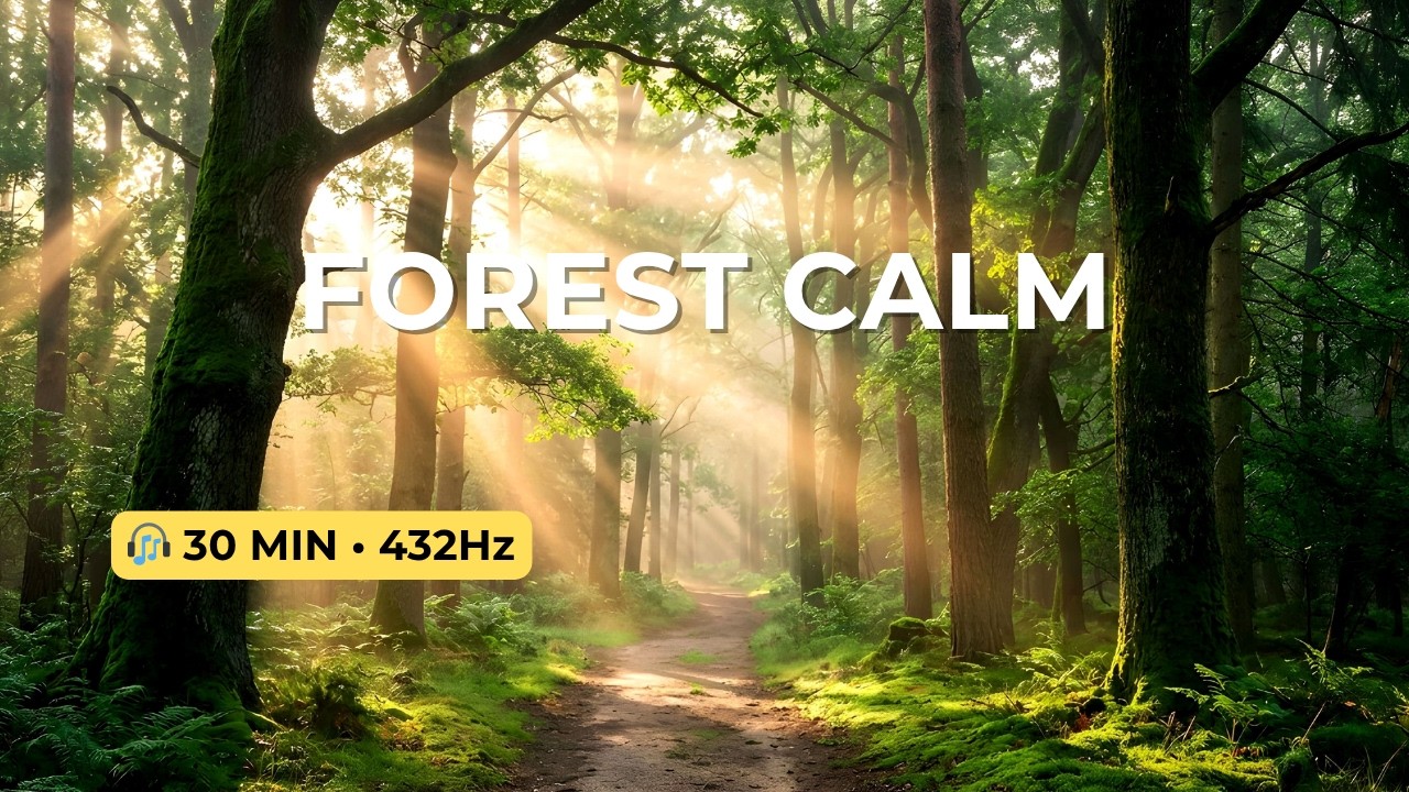 🌲 Calm Forest Morning | 30 Minutes Nature Sounds ✨ Deep Relaxation, Sleep & Stress Relief 🍃