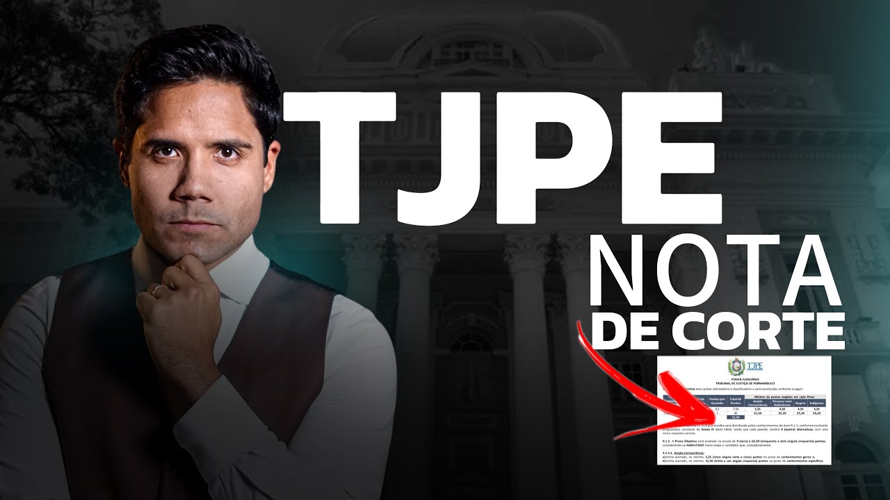 Concurso TJPE: resultado amanh&atilde;? e &uacute;ltima nota de corte, banca IBFC