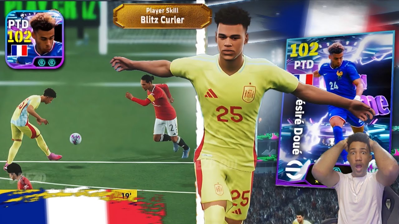 Desire Daue o *blitz curler grátis duvidoso no efootball 2026 mobile