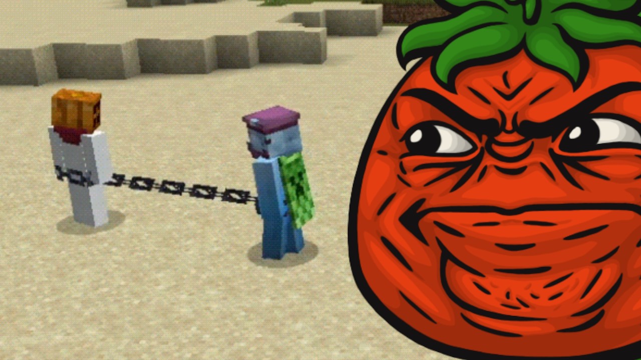 Chained directly to my enemy and known sandbag (Minecraft Hardcore Chained Together)