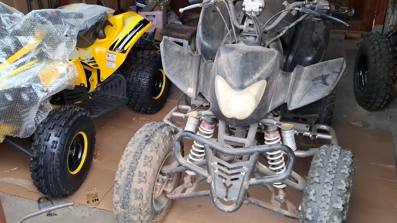 Mia adus Atv-ul 250cc înapoi la reparat, e făcut praf