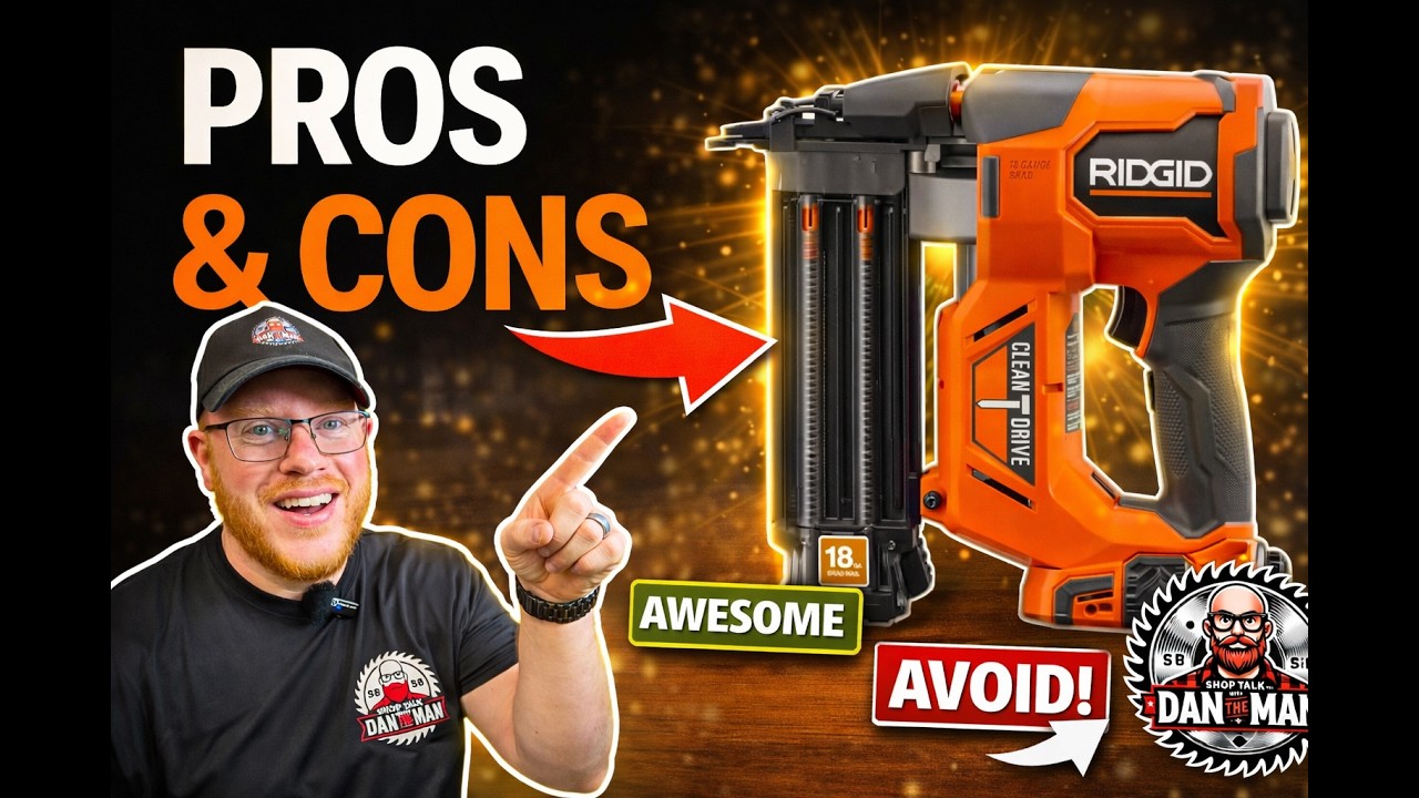 Беспроводной гвоздезабиватель RIDGID 18G BRAD: результаты года использования | Плюсы, минусы и ре...