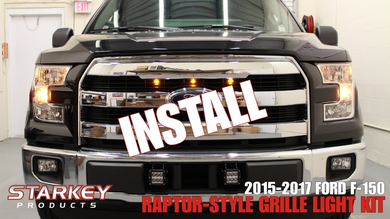 Installation | 2015-2017 Ford F-150 Raptor-Style Grille Light Kit | Starkey Products