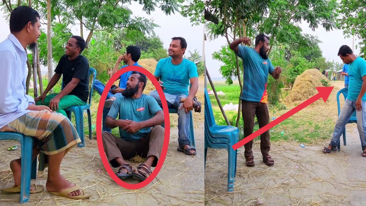 চেয়ার নিয়ে গেল।আকর্ষণীয় ফানি ভিডিও