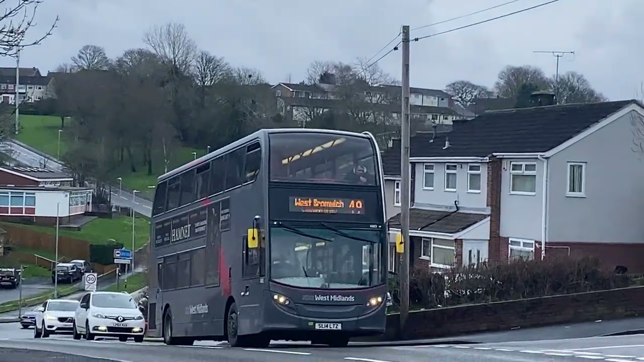 National Express West Midlands Enviro 400 4983 Bus Route 49 West Bromwich 