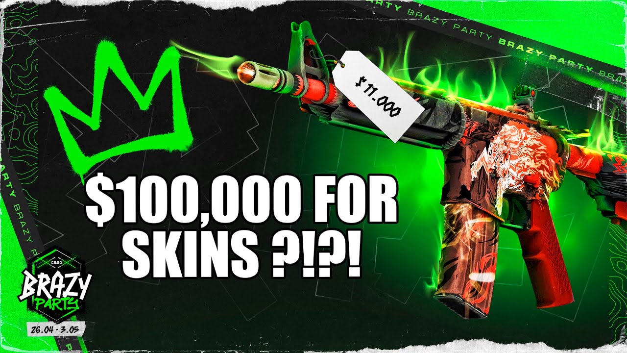 They Paid $100,000 for CS:GO Skins ! Pro Player Inventories | Brazy Party Edition