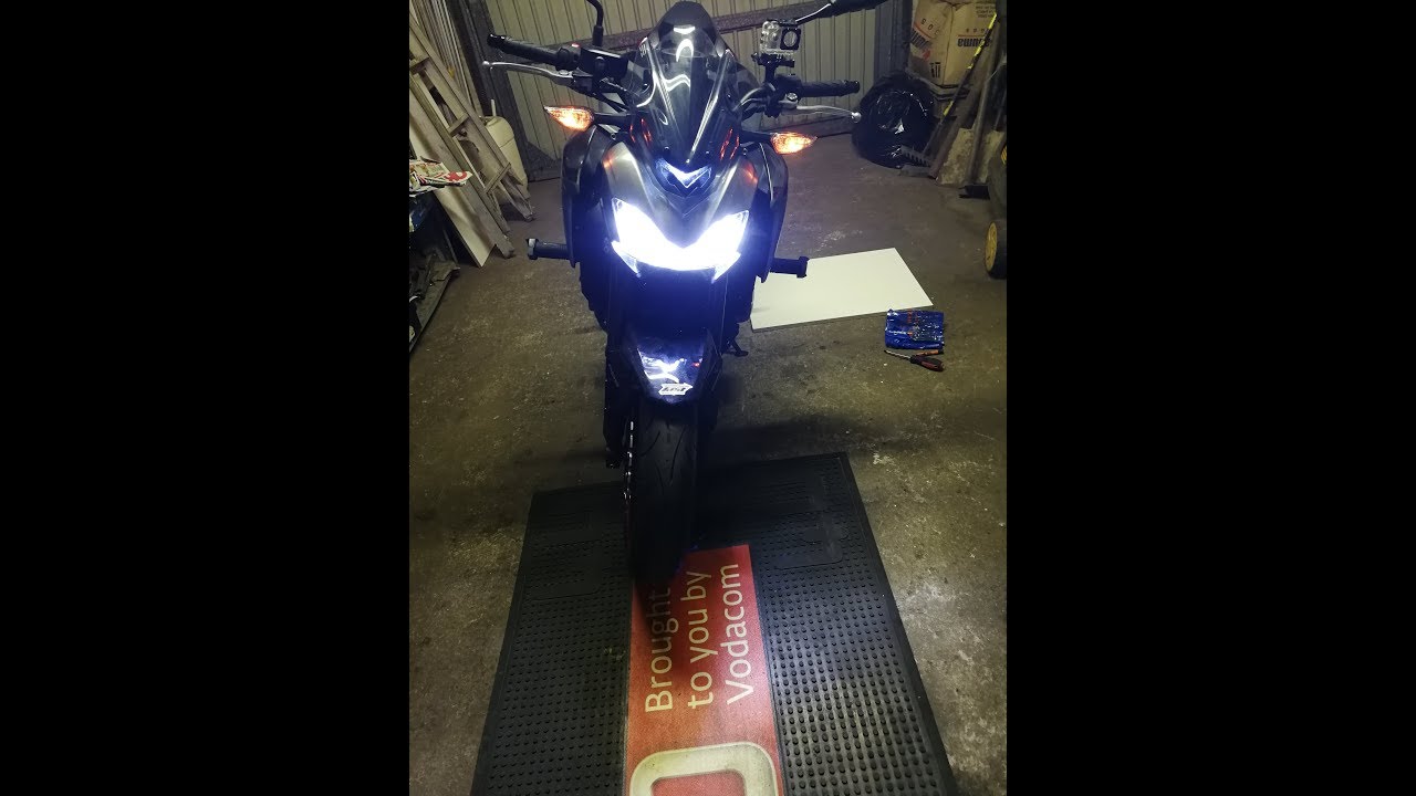 LED Headlight Install!! DIY Z900 2019