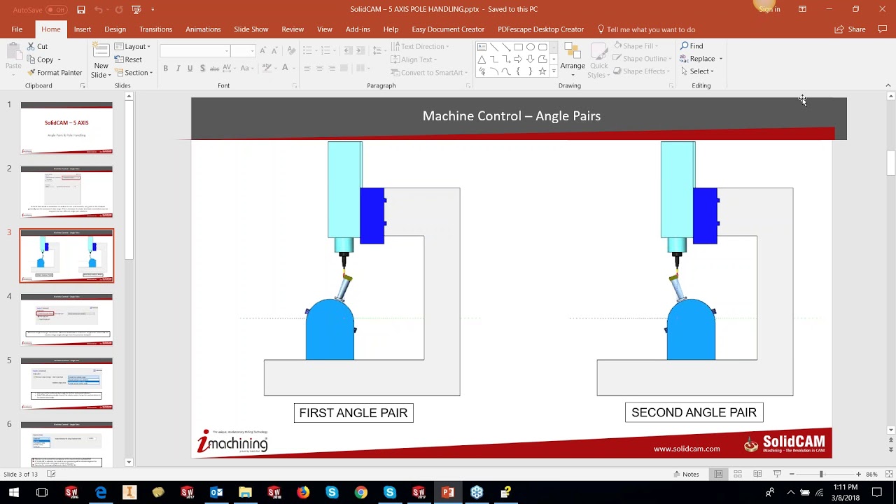 SolidCAM University: Simultaneous 5 Axis in SolidCAM - Part 4 (Resellers)