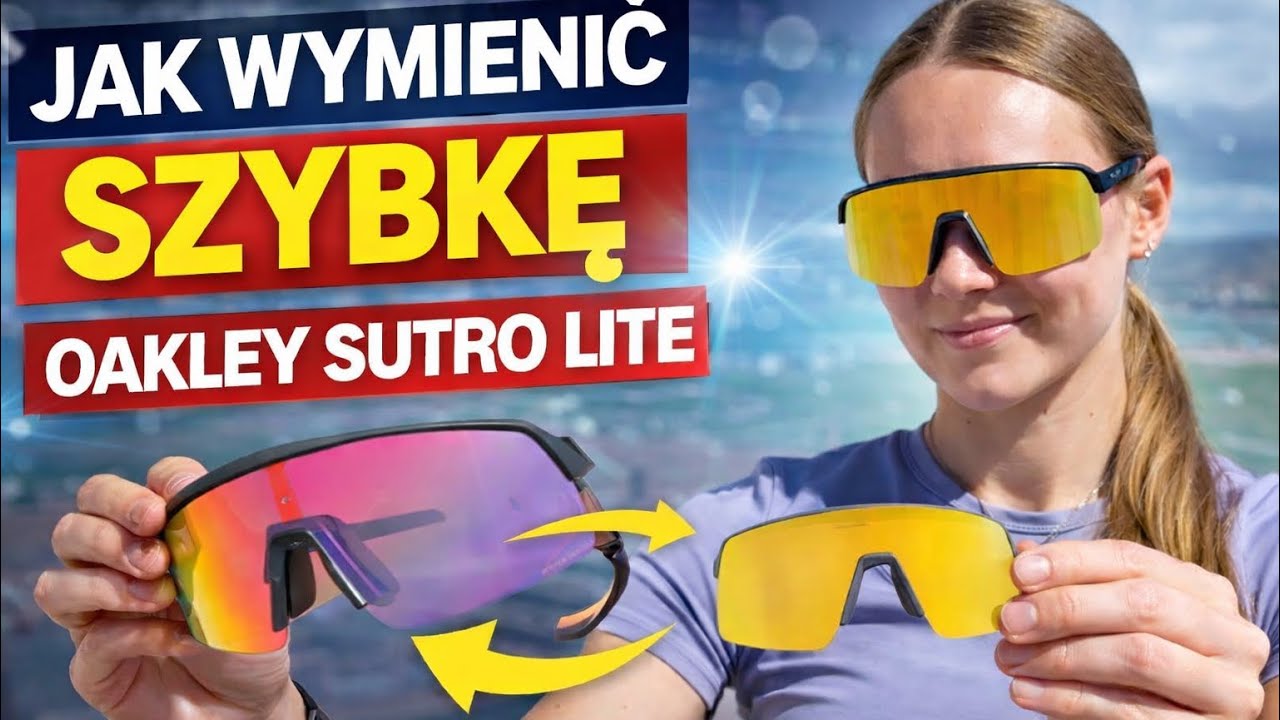 Jak wymienić szybkę w okularach Oakley Sutro Lite ?😎