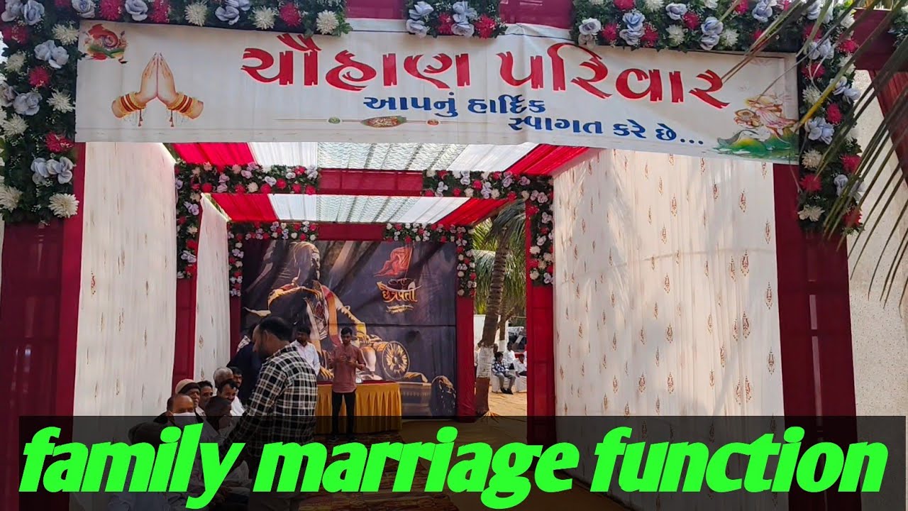 Family marriage function 