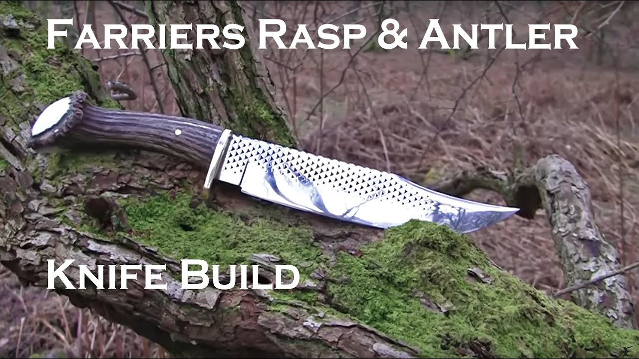 Farriers Rasp Forged Knife part 1