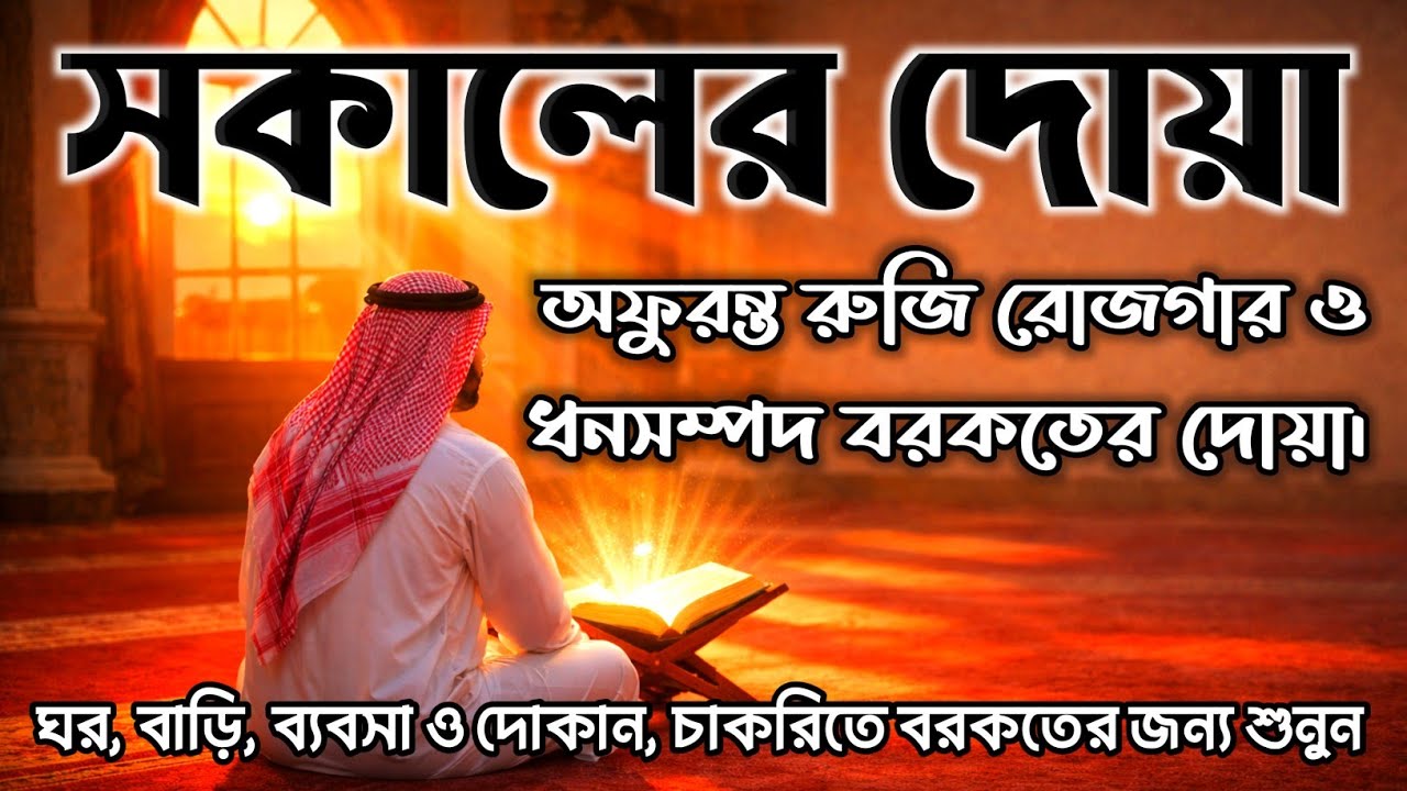 সকালটা শুরু হোক হৃদয় শীতল করা বরকতময় আয়াত দিয়ে। সকালের দোয়া ও জিকির। প্রতিদিন সকালে শুনুন। ALAA AQEL