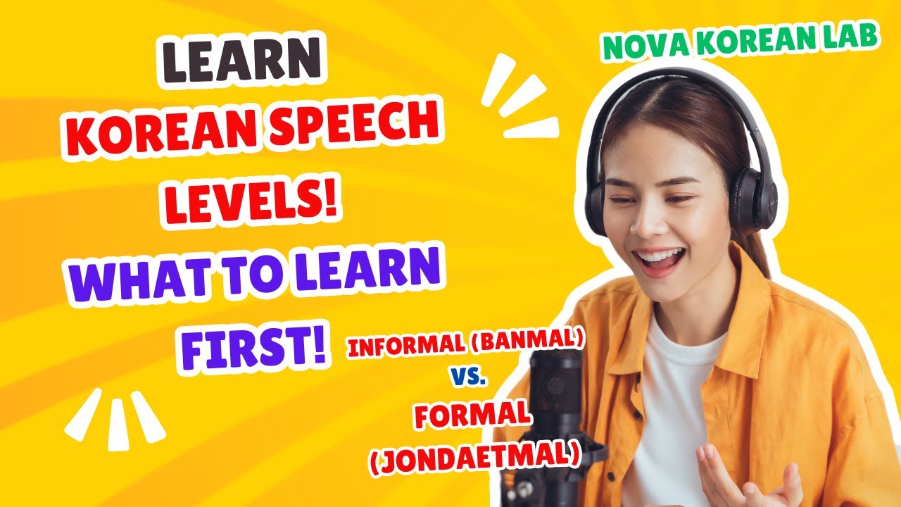 Must-Know Korean Speech Levels: Banmal vs. Jondaemal (Easy Explanation!)