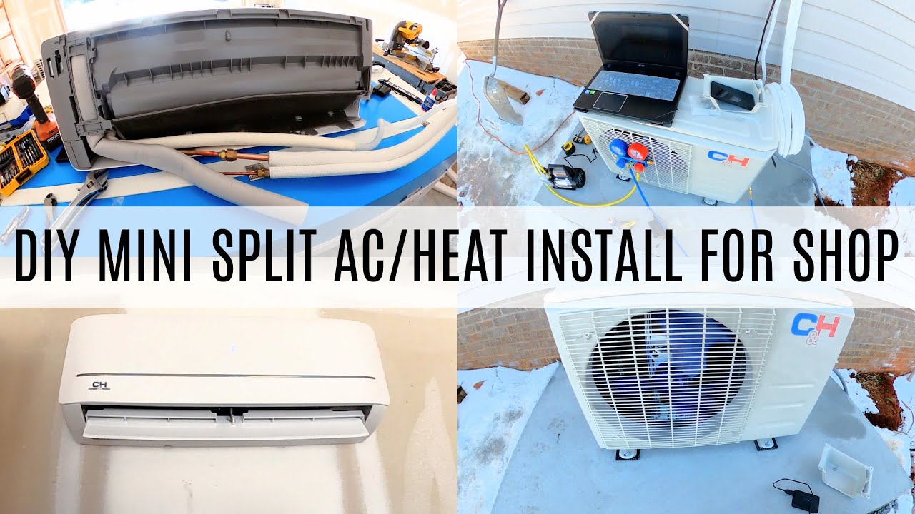 Installing a Mini Split AC/Heating System for Shop