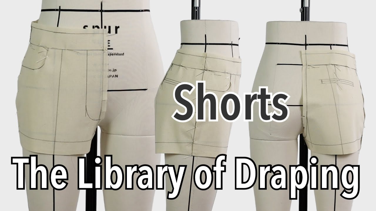 【Vol.54 The Library of Draping】Shorts, Kondo's draping archive, ショートパンツ