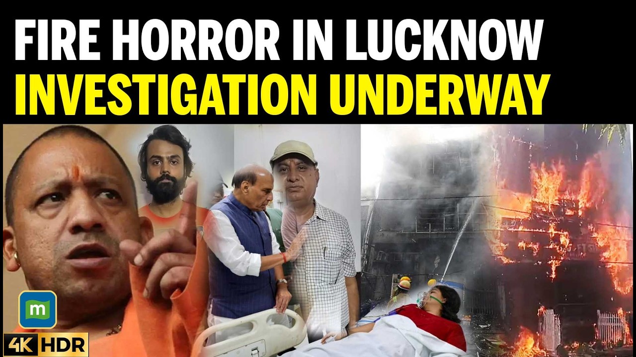Lucknow Fire Tragedy: Police Arrest Three Accused, Defence Minister Rajnath Singh Meets Victims