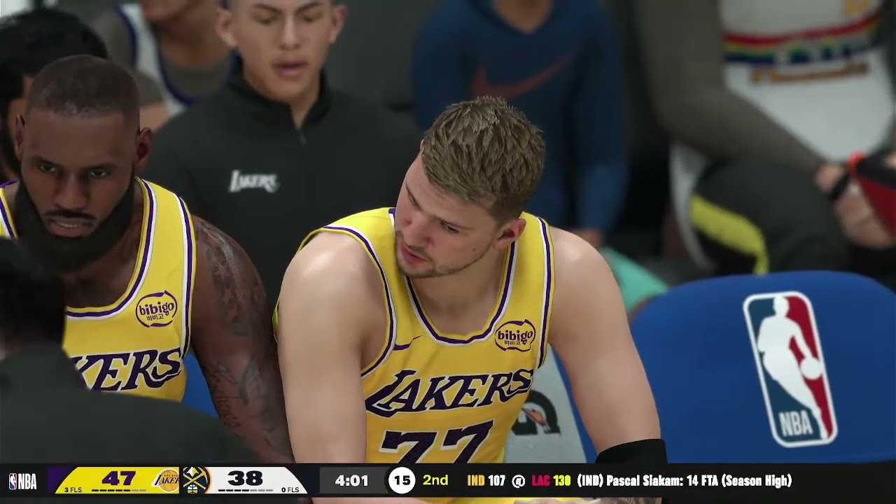 Матч «Денвер Наггетс» против «Лейкерс», 2-я четверть | Игра NBA2k26 сегодня | 5 марта 2026 г.