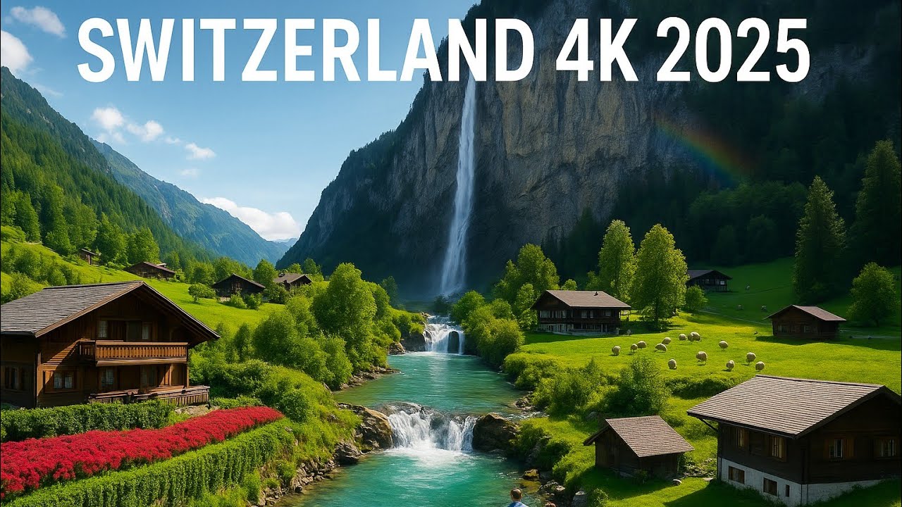 Switzerland Countryside 4K Fall 2025: Serene Alpine Villages,Scenic Drives & Nature Escape#swissalps