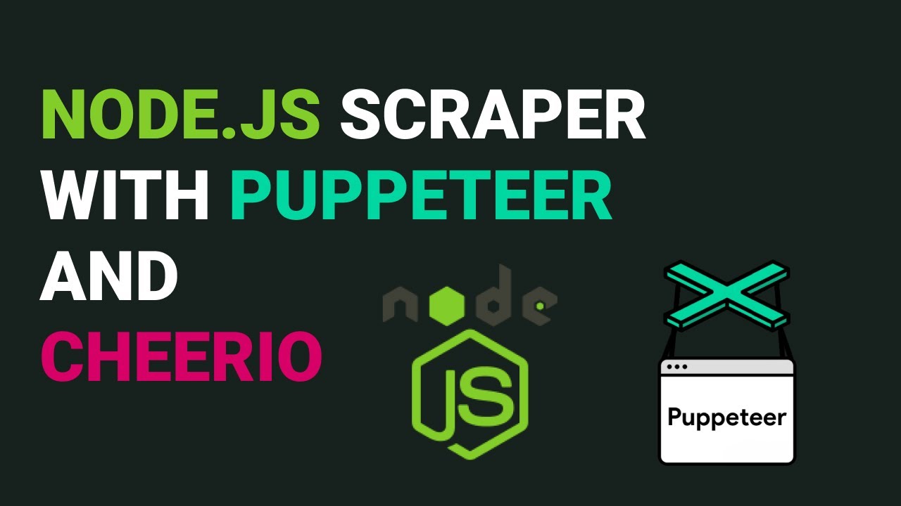 NODE.JS SCRAPER 🚀 [ Парсинг данных  с сайта на nodejs, puppeteer и cheerio ]